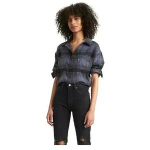 Levis Cropped Flannel